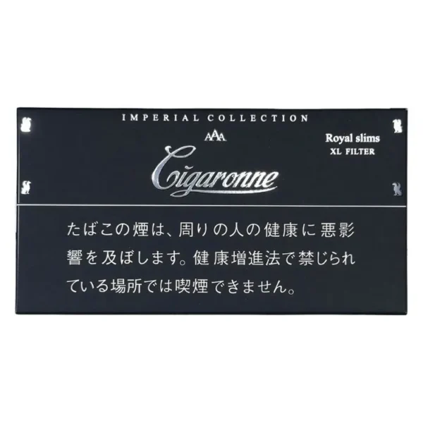 Cigaronne Royal Slims XL Filter Black Cigarettes pack